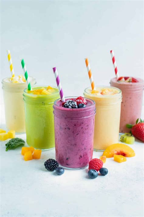 All Fruit Smoothies .